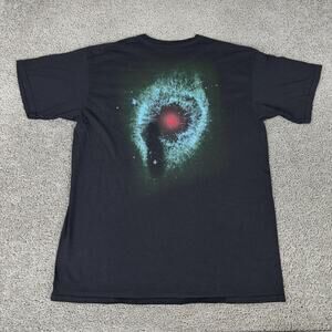 The Mountain Shirt Mens XL Black Helix Nebula NGC 7293 Space Galaxy Graphic Tee